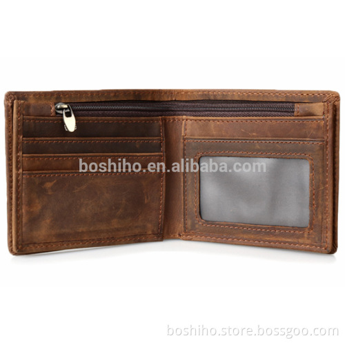 Factory Sale man leather wallet